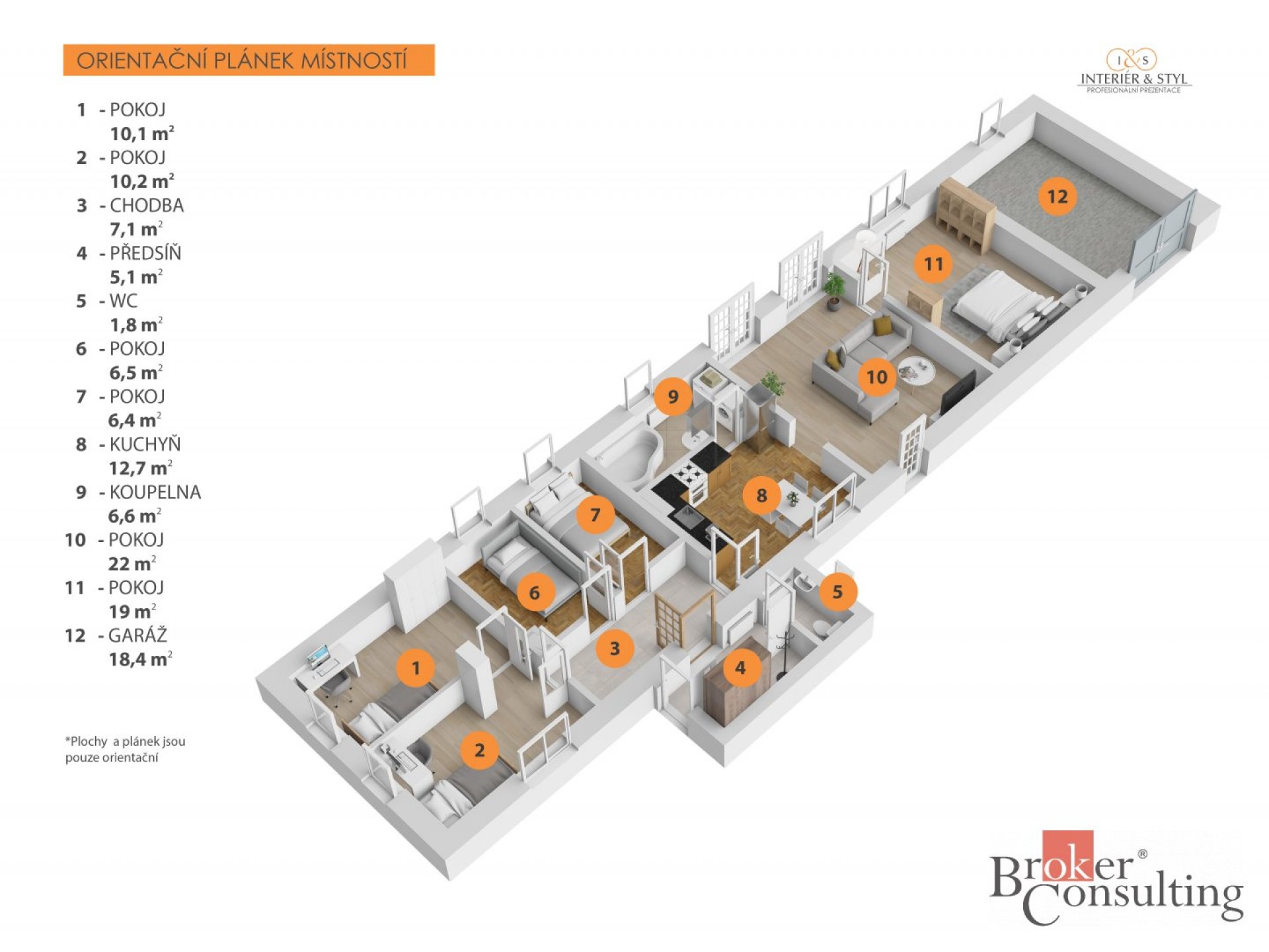 Prodej prostorného rodinného domu 6+1 v obci Staré Nechanice
