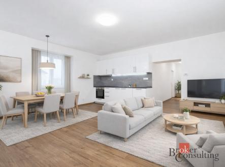 Prodej bytu, 2+kk, 55,41 m²
