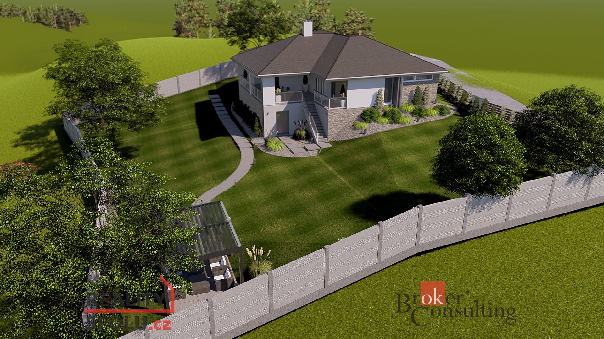 Prodej, pozemky/bydlení, 1283 m2, Krňany, Benešov [ID 81226]