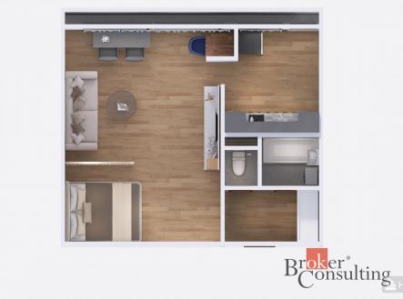 Prodej bytu, 1+1, 33 m²