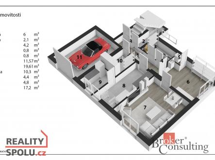 Prodej domu/vily, 203 m²