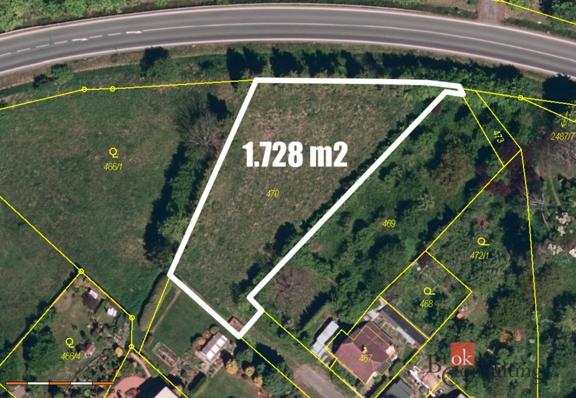 Prodej, pozemky/bydlení, 1728 m2, Nerudova 443, 79312 Horní Benešov, Bruntál [ID 81679]