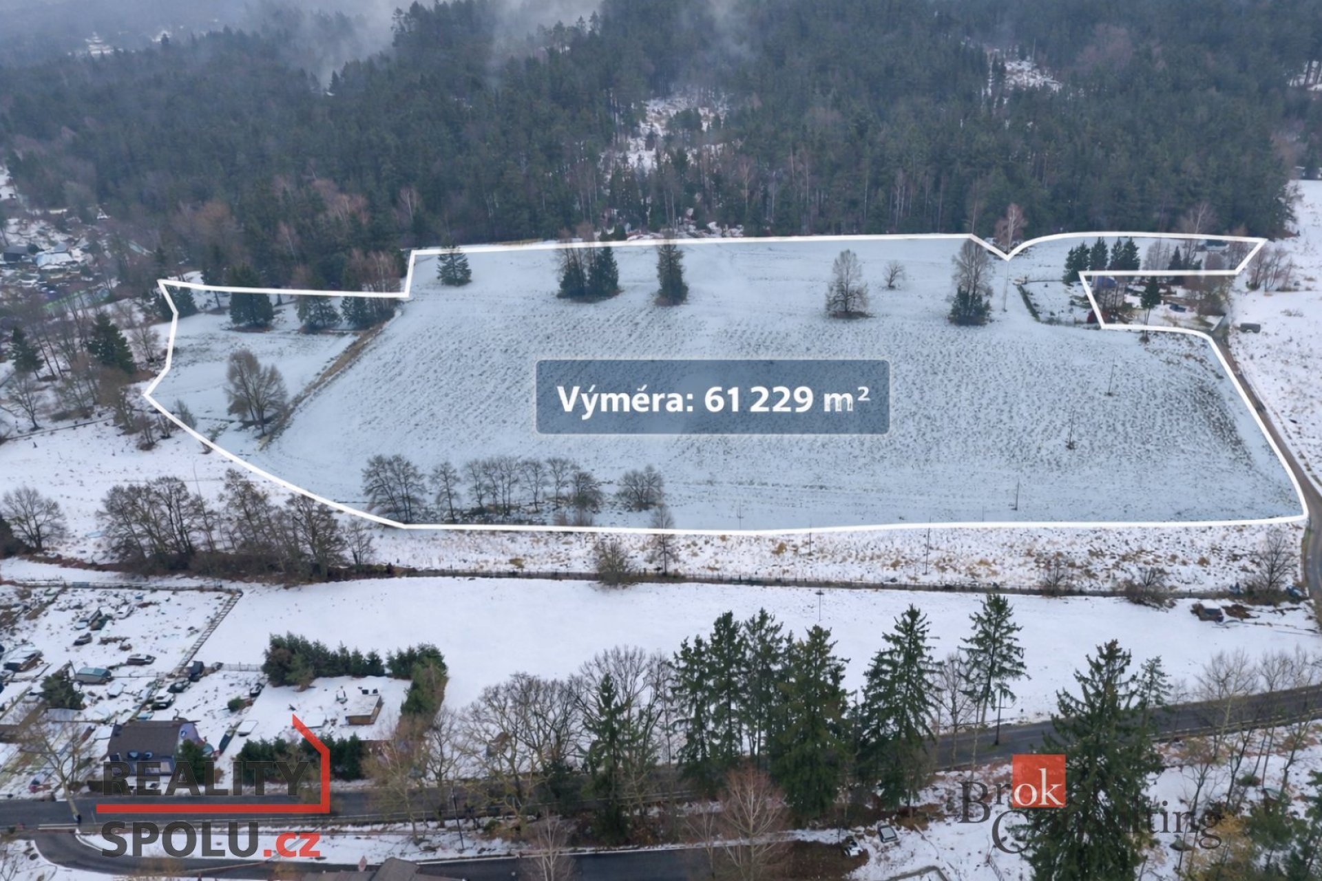 Prodej pozemků – 61 229 m², Podhradí u Aše