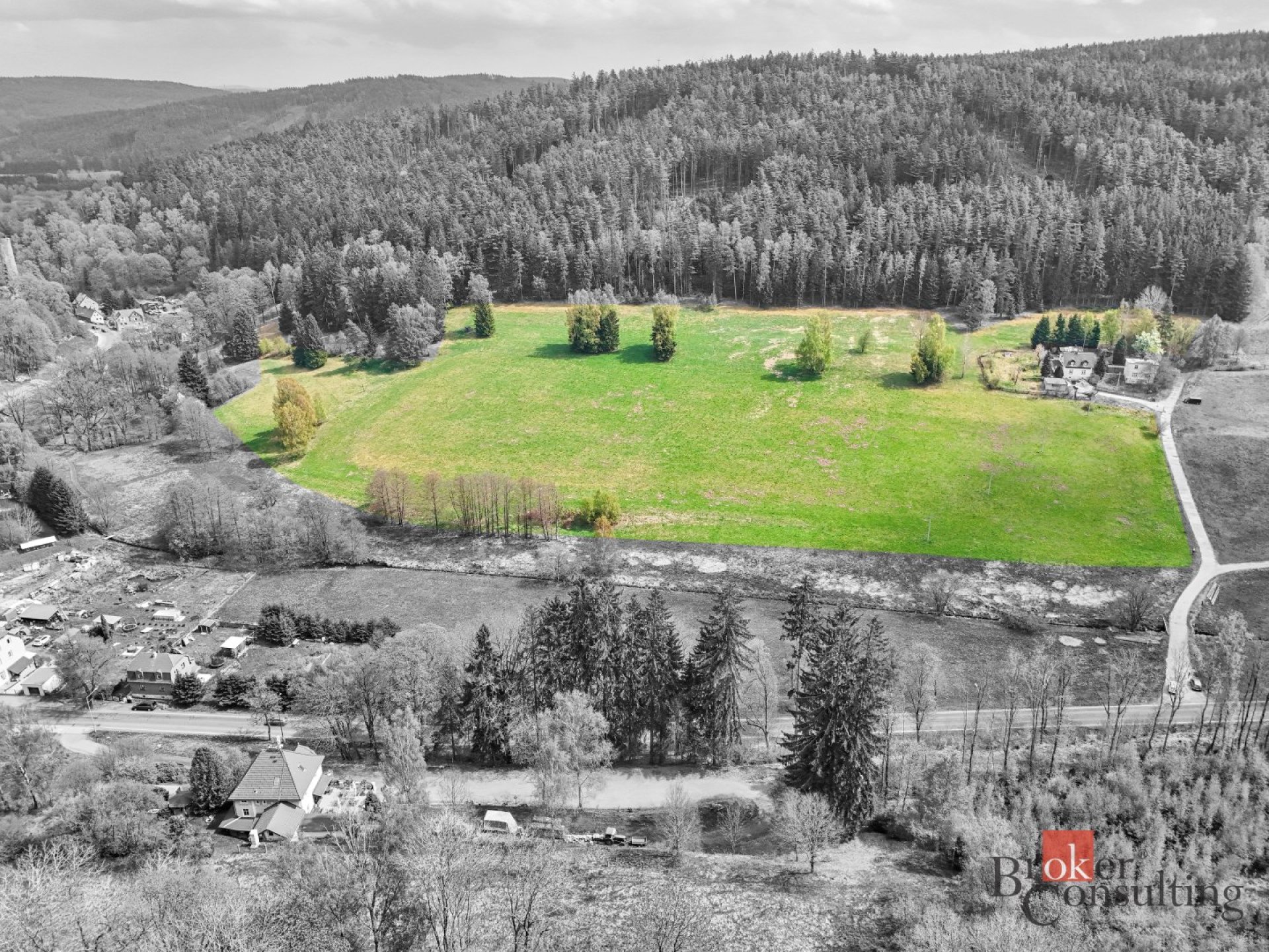 Prodej pozemků – 61 229 m², Podhradí u Aše