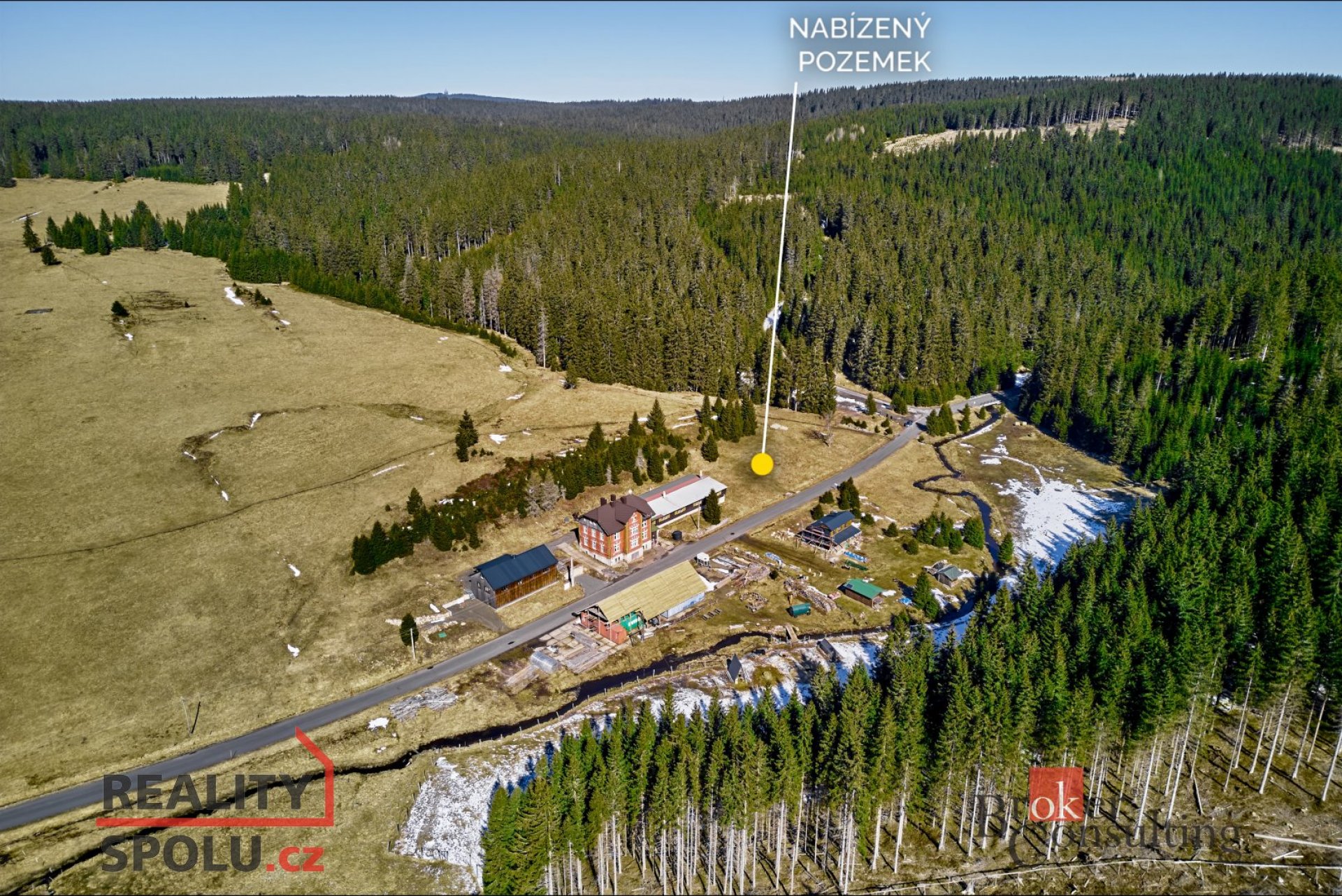 Prodej, pozemky/bydlení, 1428 m2, Nové Hamry , Karlovy Vary [ID 78728]