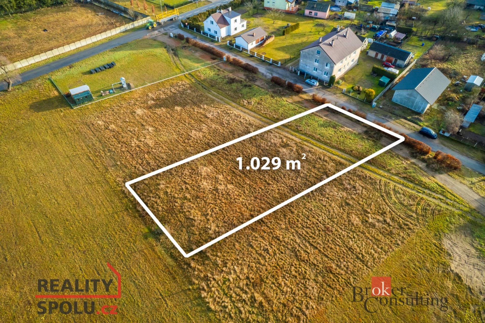 Prodej stavebního pozemku v obci Semín u Přelouče 