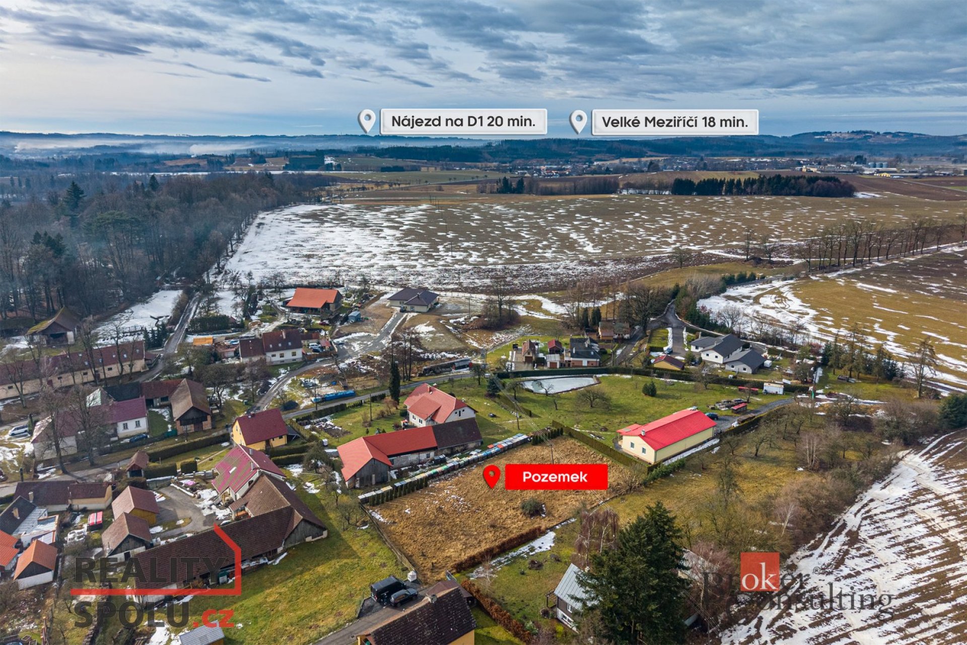 Prodej, pozemky/bydlení, 834 m2, 59254 Moravec, Žďár nad Sázavou [ID 82346]