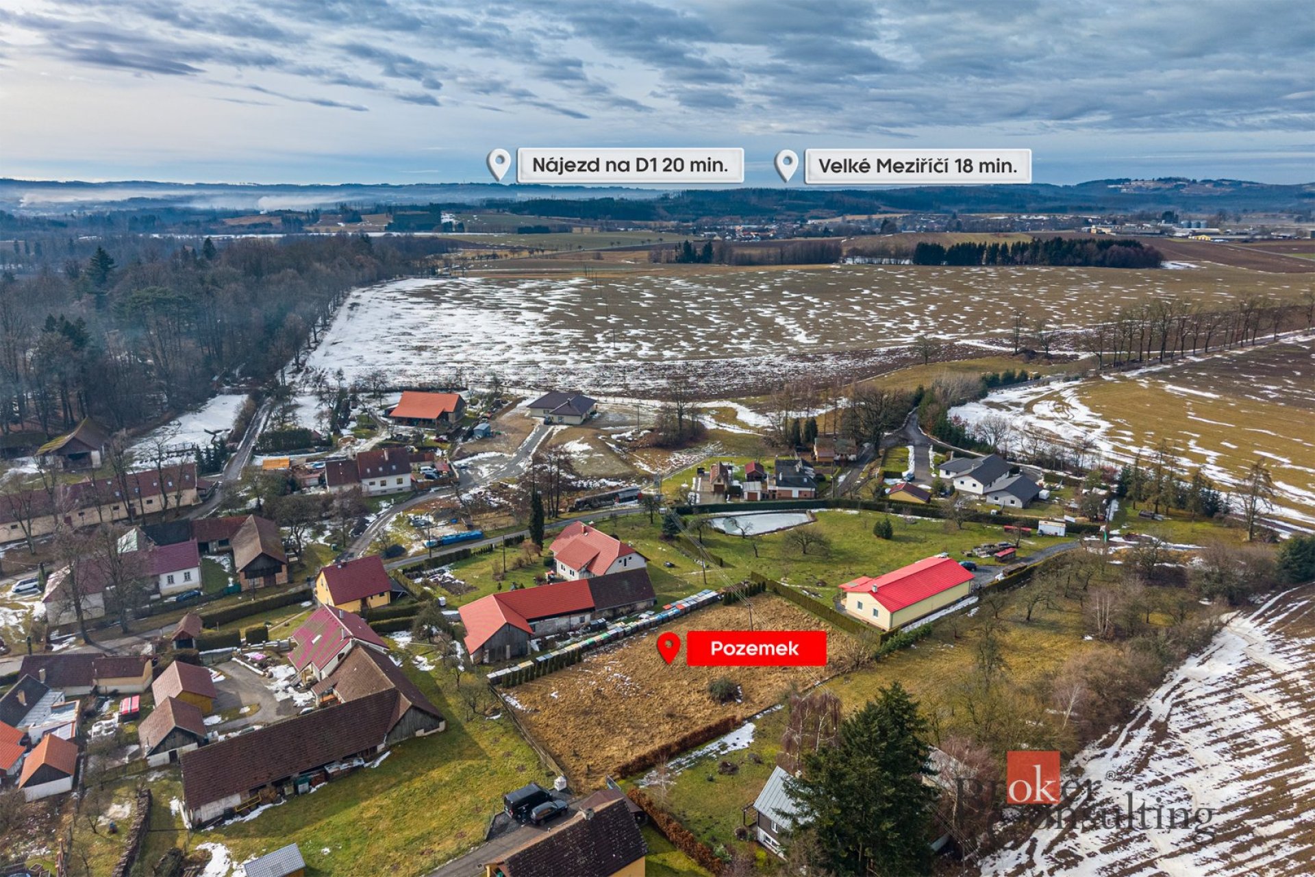 Prodej, pozemky/bydlení, 834 m2, 59254 Moravec, Žďár nad Sázavou [ID 82346]