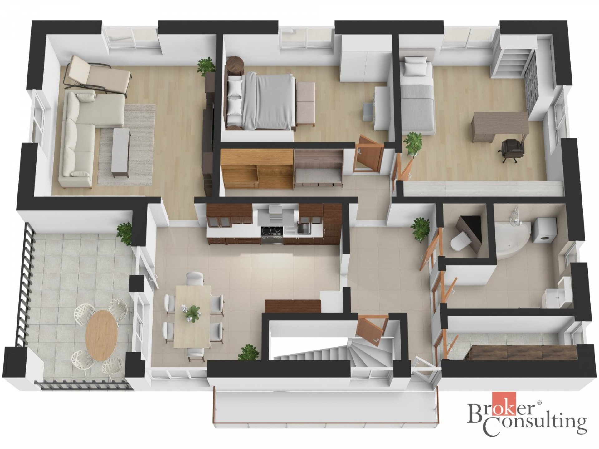 Rodinný dům Lípa, 280m2, 4+kk 118m2, 3+kk 118m2, suterén 44m2, pozemek 1010m2