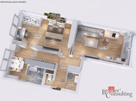 Prodej bytu, 2+1, 65 m²