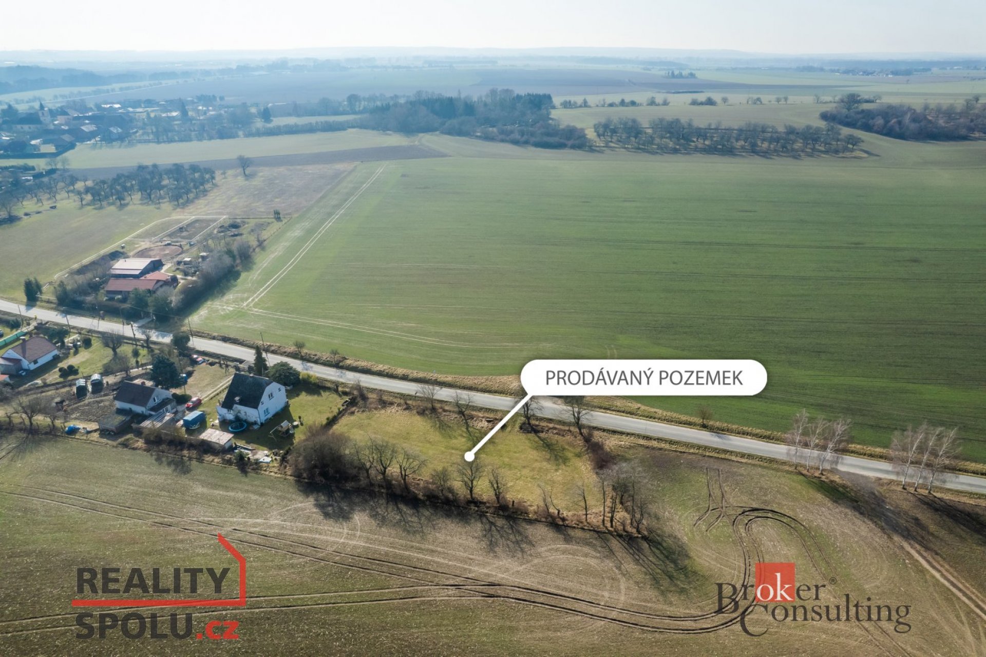 Prodej stavebního pozemku v obci Boharyně