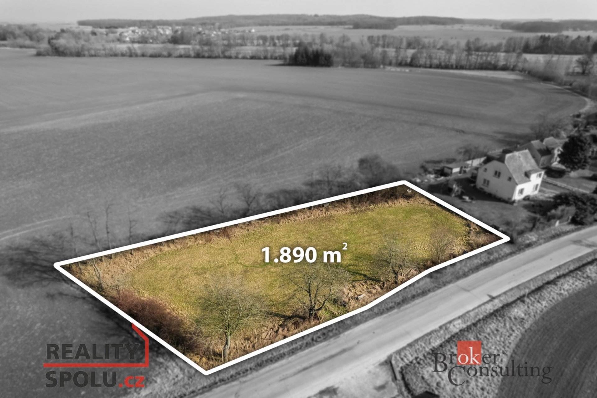 Prodej stavebního pozemku v obci Boharyně