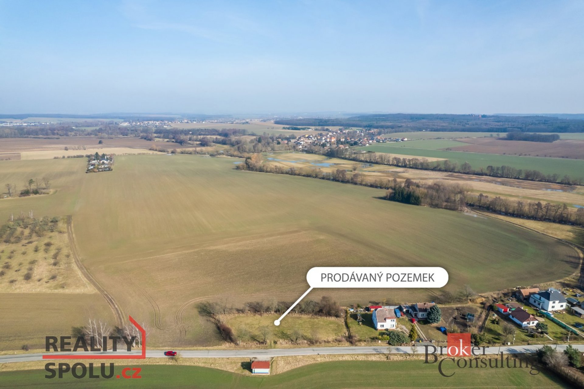 Prodej stavebního pozemku v obci Boharyně