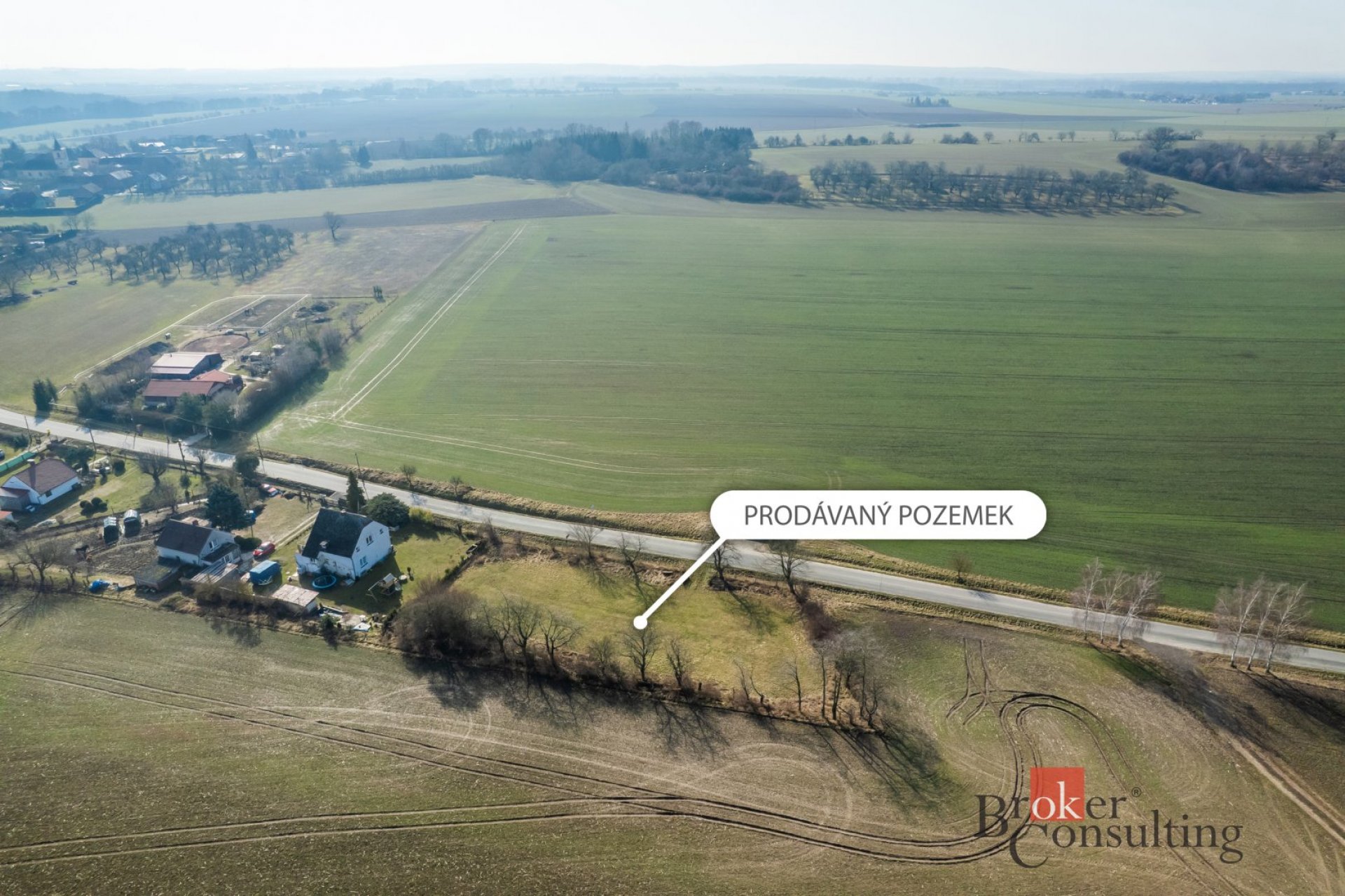 Prodej stavebního pozemku v obci Boharyně