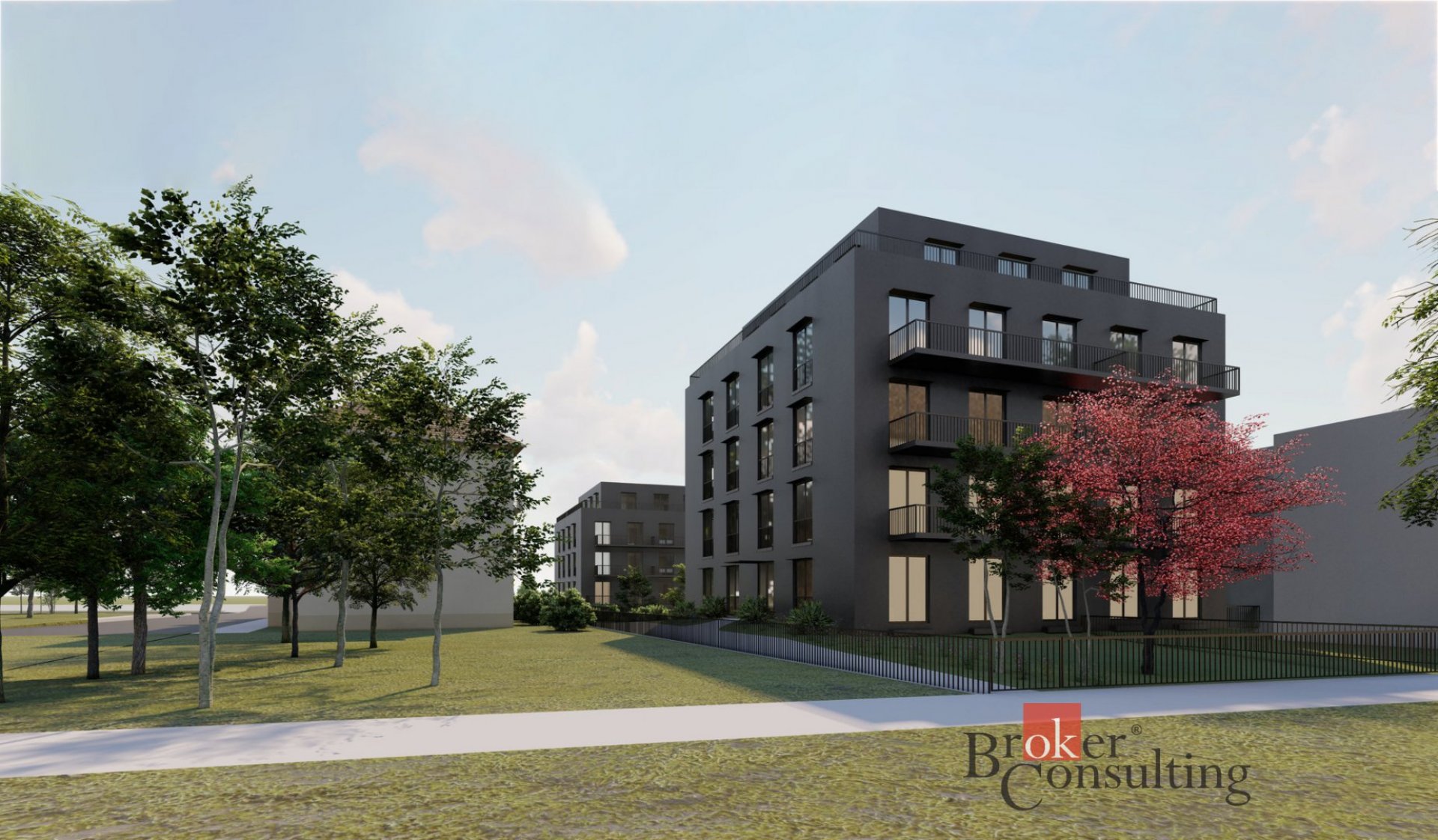 Slunný byt s prostorným balkonem v moderní novostavbě