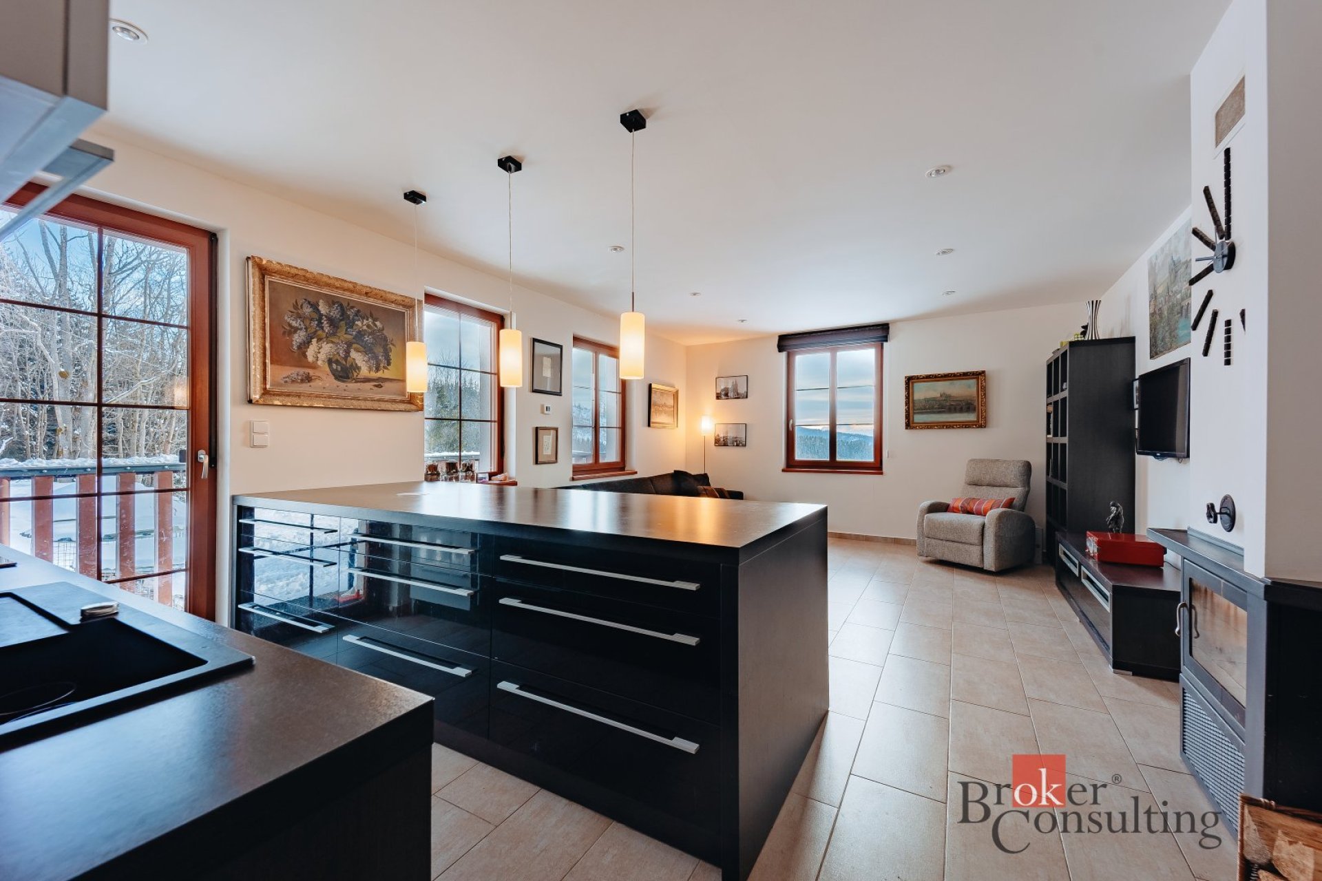 Apartmán v 800 m.n.m. u sjezdovky v Krkonoších