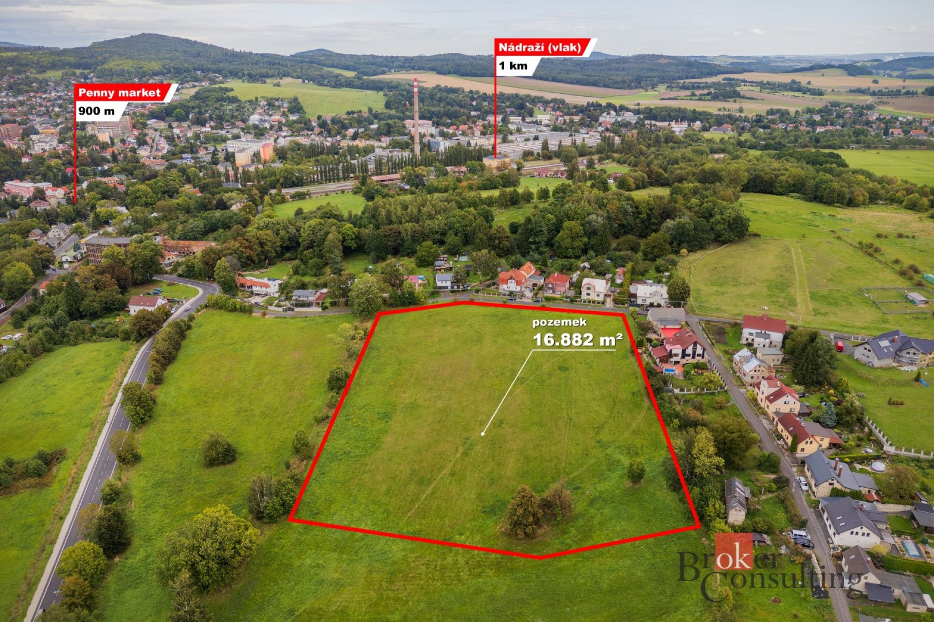 Prodej, pozemky/louka, 16882 m2, Varnsdorf, Děčín [ID 76586]