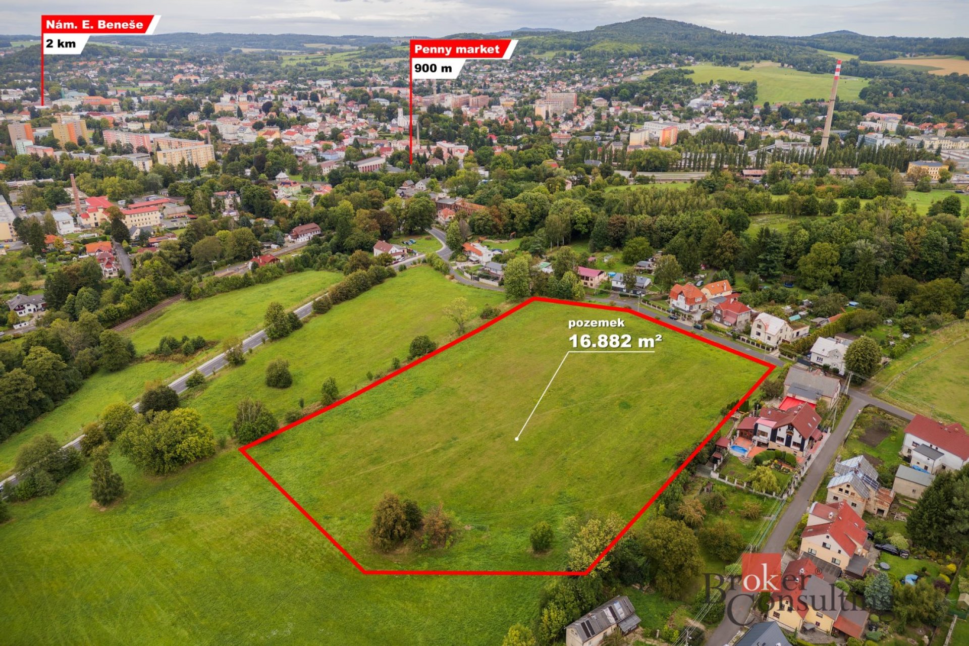 Prodej, pozemky/louka, 16882 m2, Varnsdorf, Děčín [ID 76586]