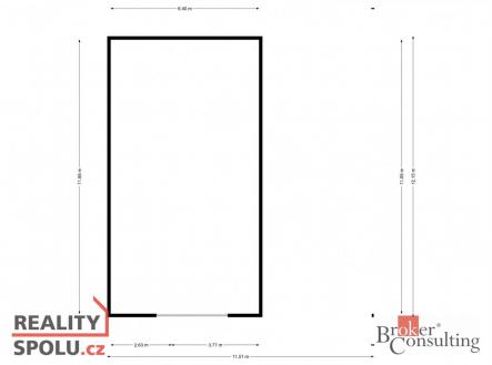 Pronájem komerčního objektu, sklad, 75 m²