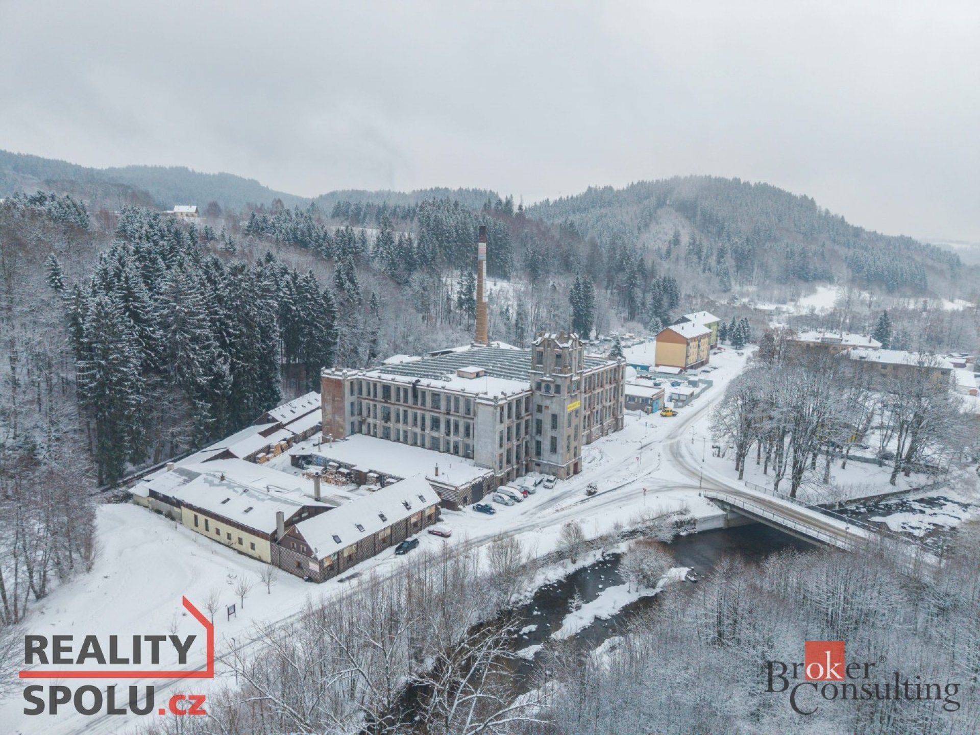 Industriální areál pro bytový projekt