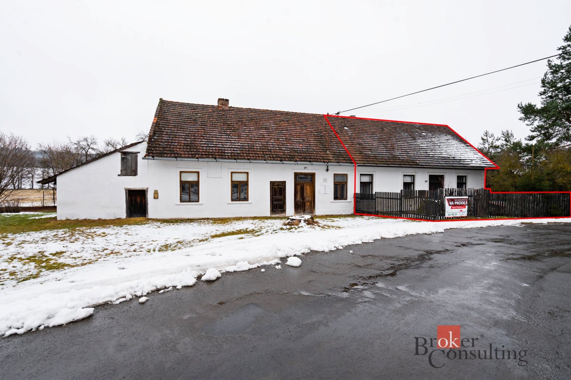 Prodej 50% podílu na rodinném domě se zahradou -Třebýcina u Klatov