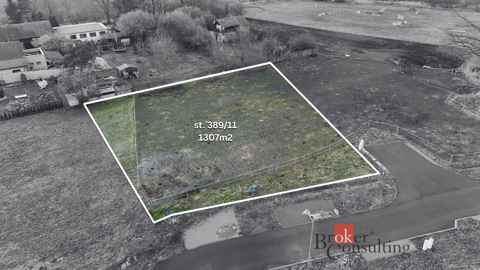 Prodej, pozemky/bydlení, 1307 m2, Rokytno , Pardubice [ID 82567]