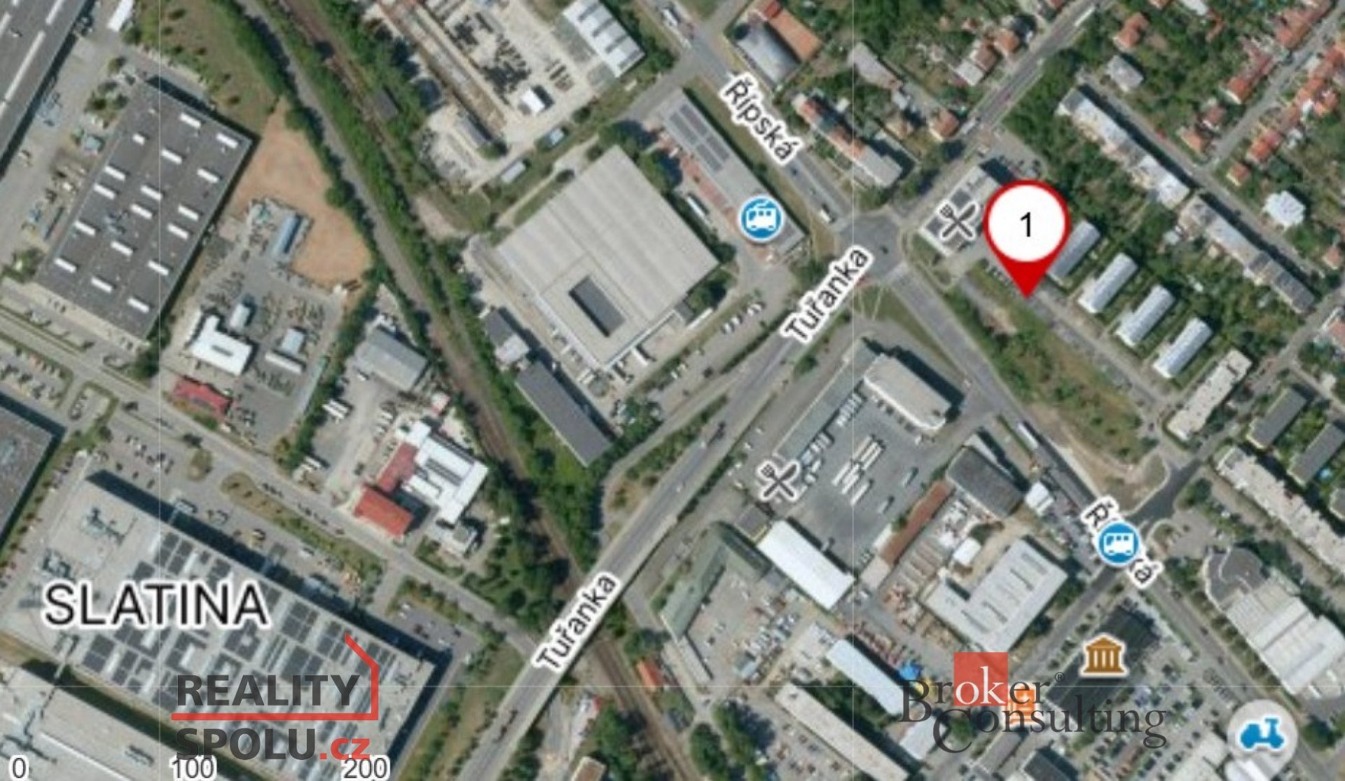 Prodej zastřešeného parkovacího stání 13,9 m²