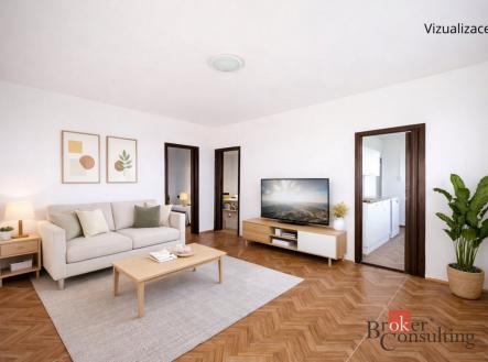 Pronájem bytu, 3+1, 74 m²