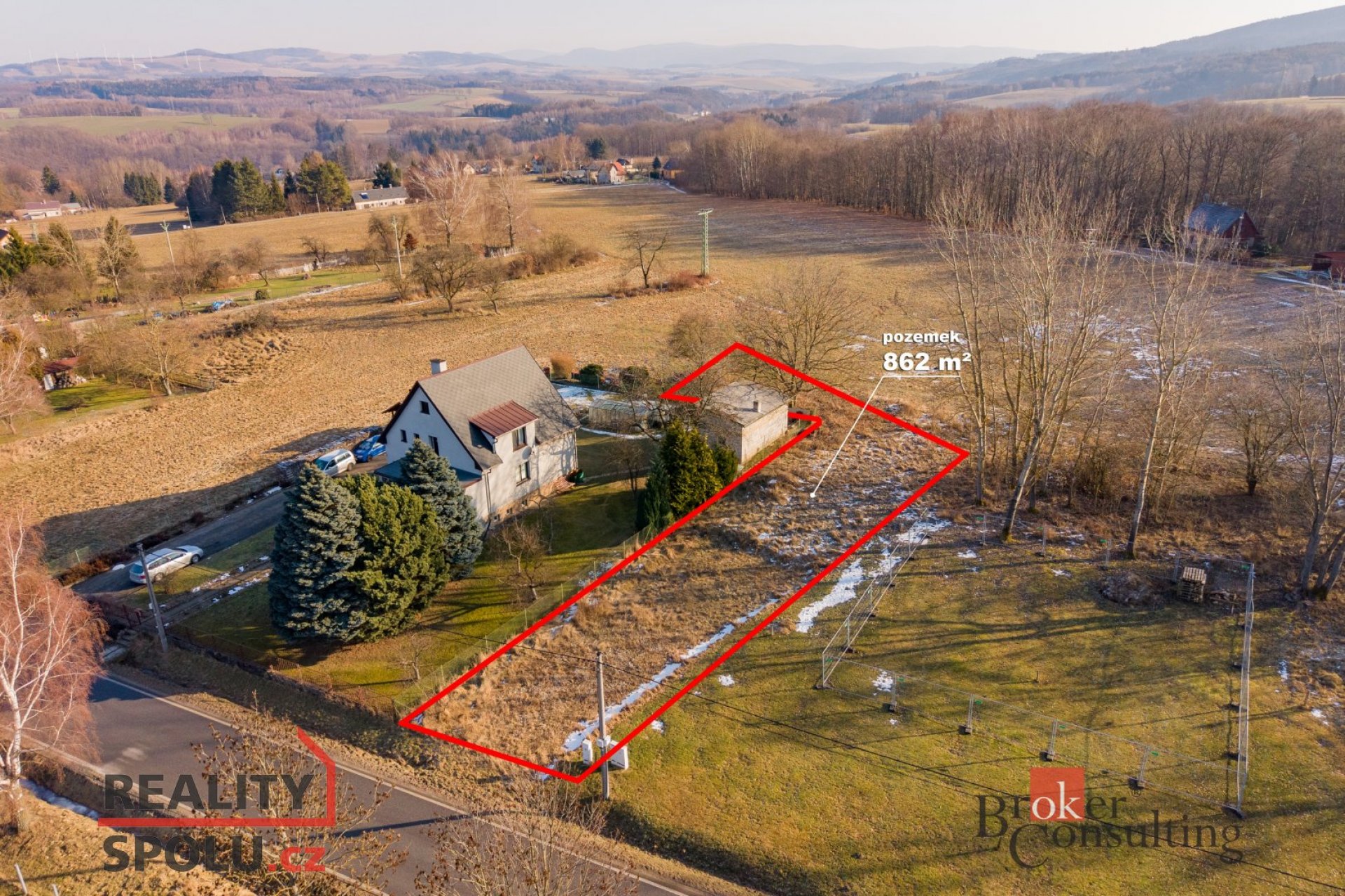 Prodej, pozemky/bydlení, 862 m2, Hrádek nad Nisou , Liberec [ID 81102]