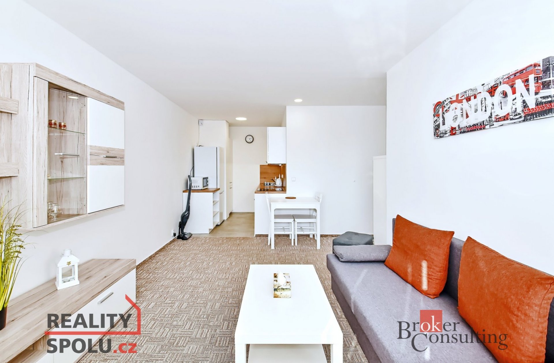 Pronájem bytu 2kk, plně vybavený, P8 - Bohnice, ul. Poznaňská