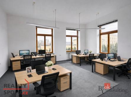 Pronájem komerčního objektu, administrativní budova, 280 m²