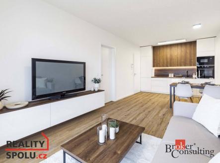 Pronájem bytu, 2+kk, 46,7 m²