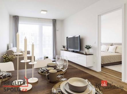 Pronájem bytu, 2+kk, 46,7 m²