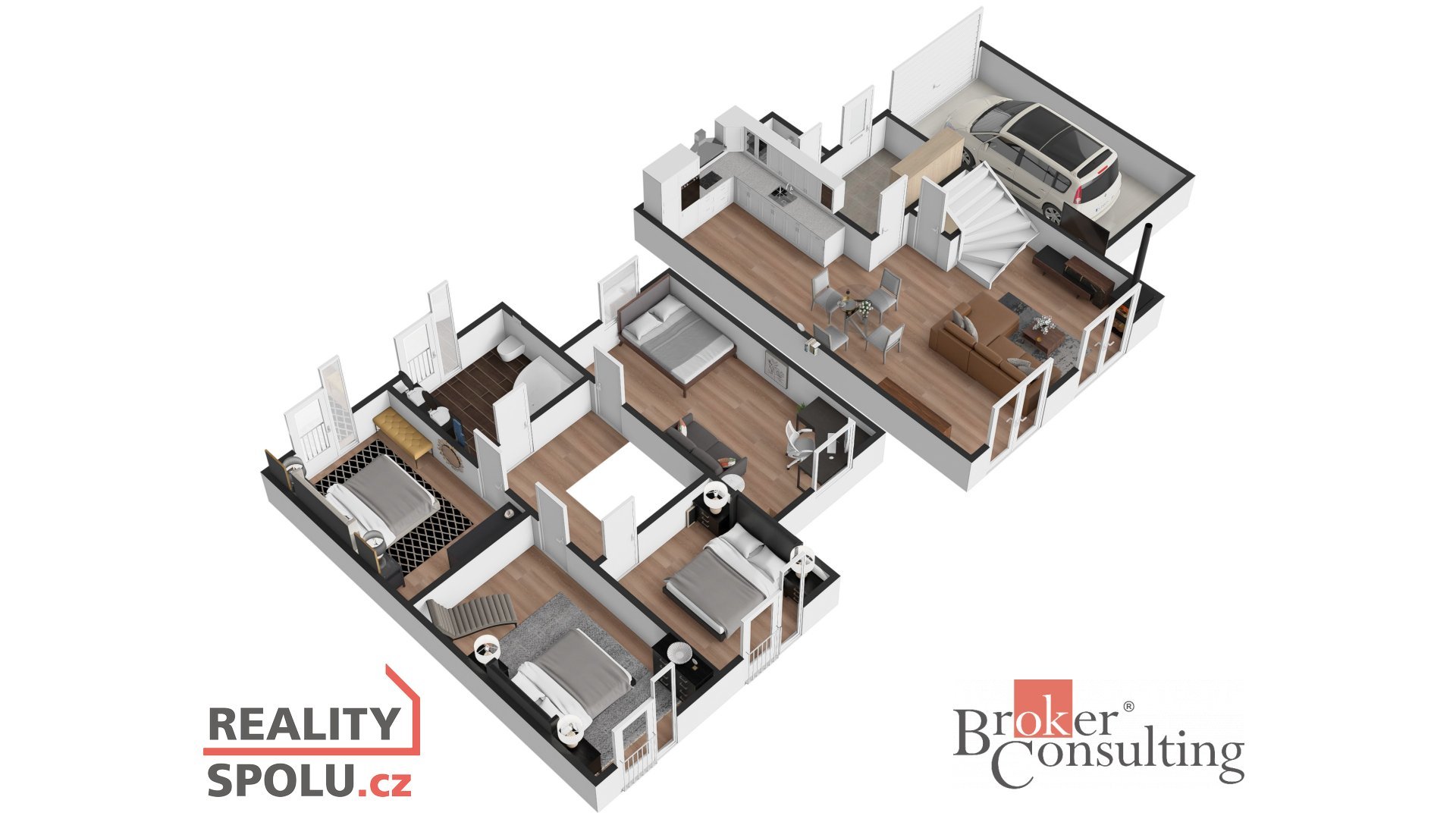 Rodinný dům obklopený zelení, 145 m2 + zahrada 449 m2