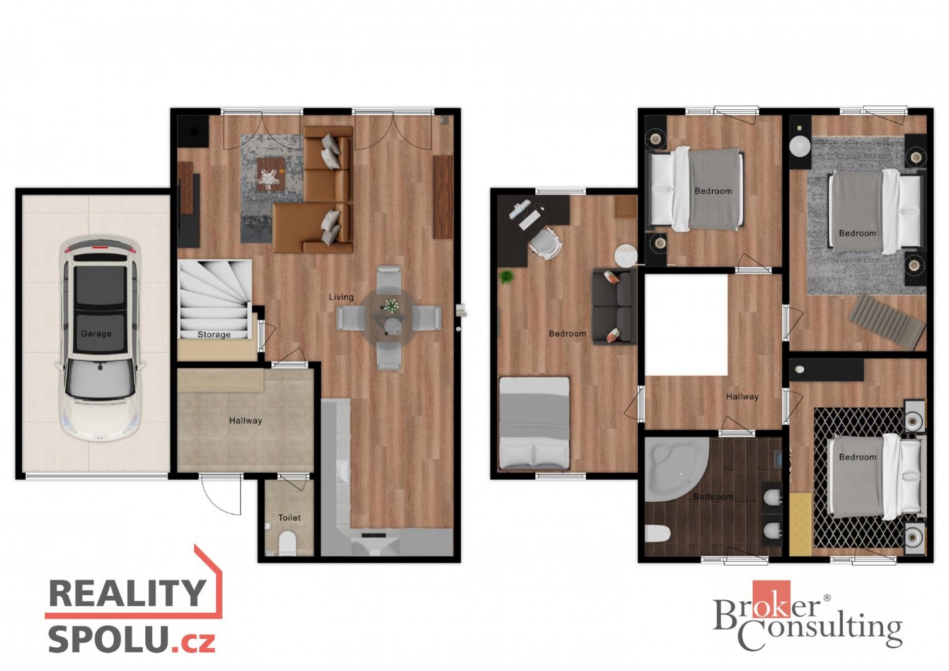 Rodinný dům obklopený zelení, 145 m2 + zahrada 449 m2