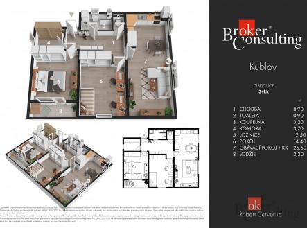 Prodej bytu, 3+kk, 80 m²