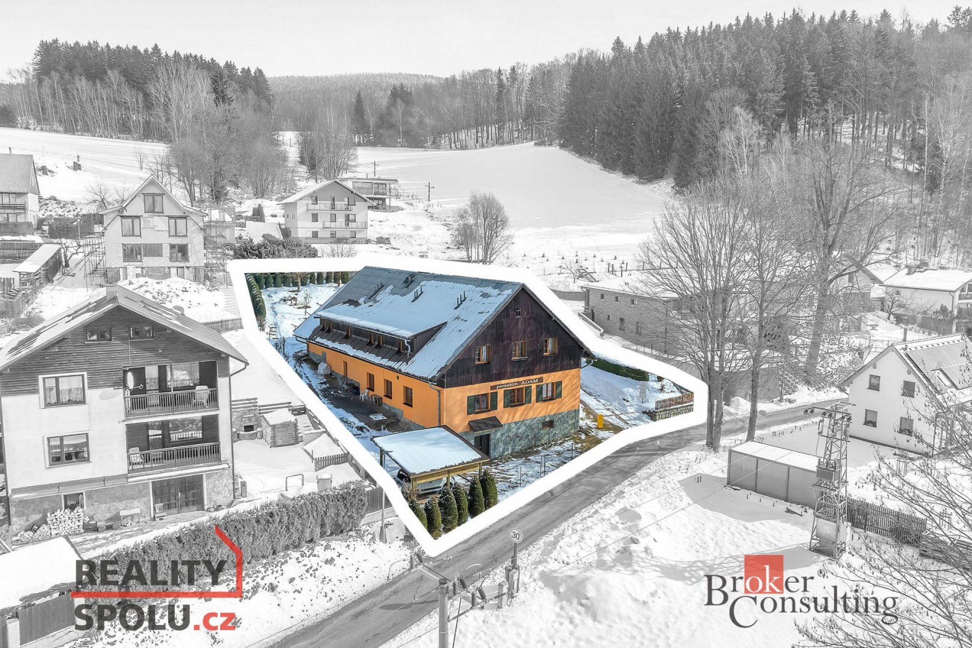 Prodej, komerční/ubytování, 620 m2, Promenáda 31, 54226 Horní Maršov, Trutnov [ID 83417]