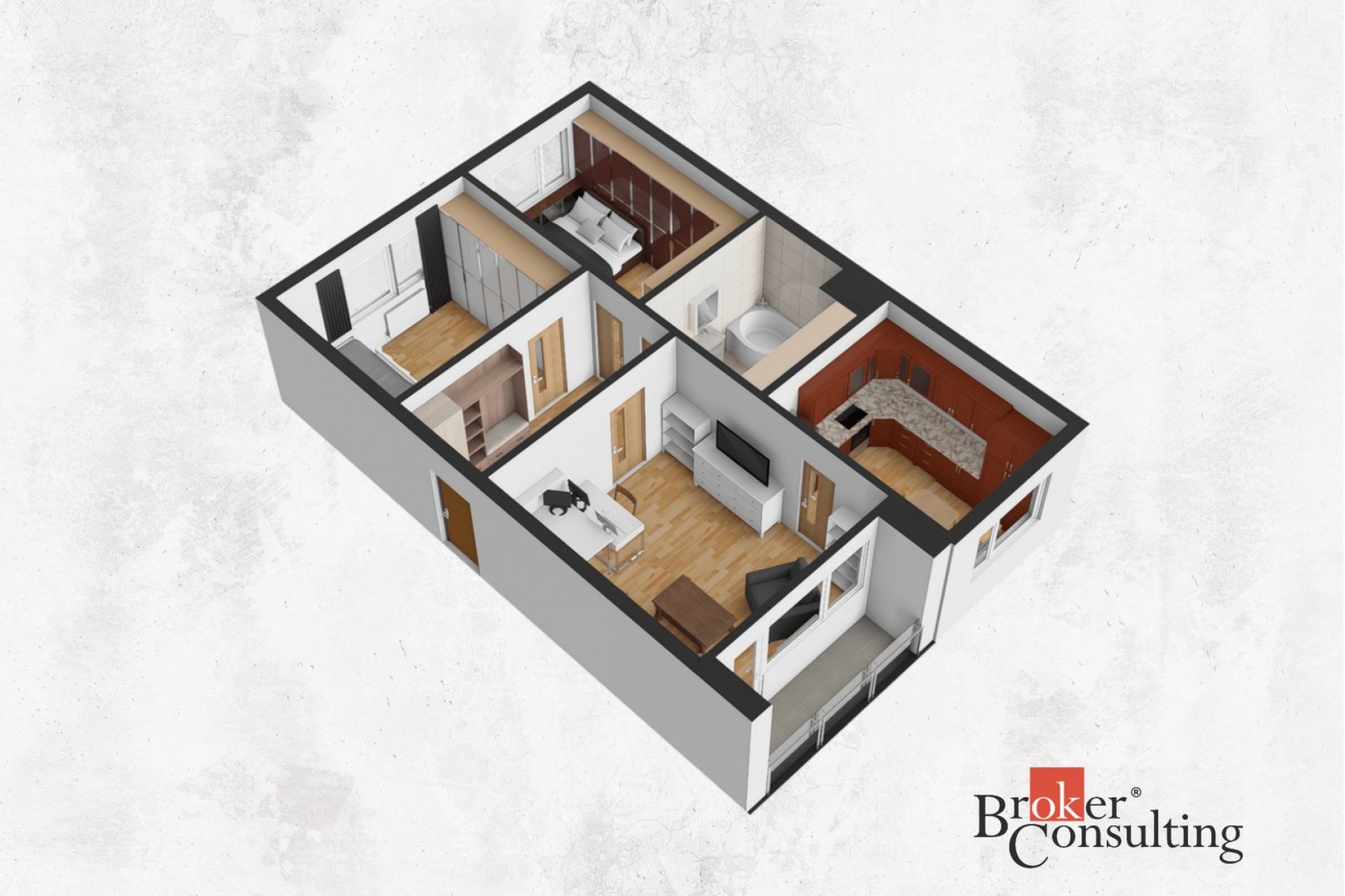 Pronájem, byty/3+1, 67 m2, Burianova, Liberec, Liberec [ID 83453]