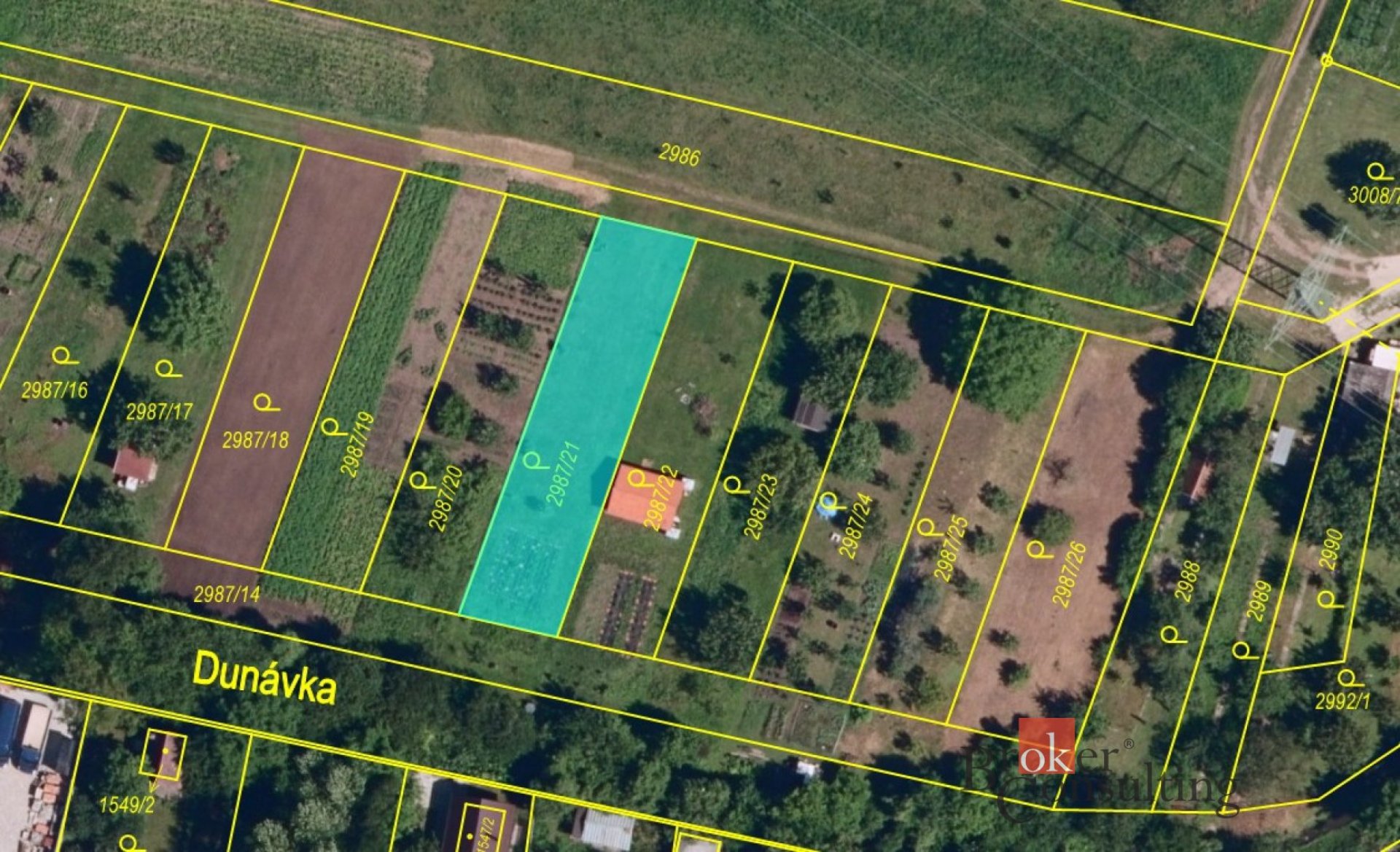 Prodej zahrady 420m2, Sokolnice