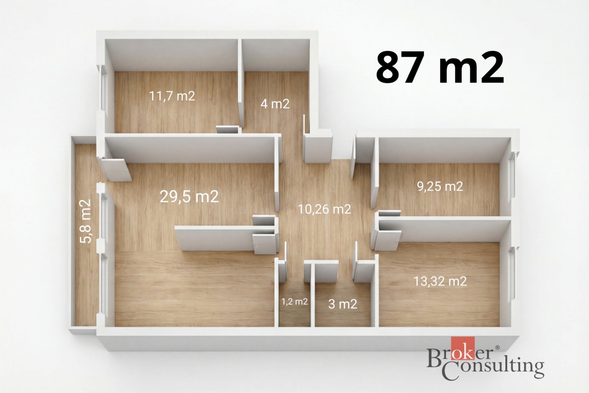 Prodej, byty/4+kk, 86 m2, Bellušova 1801/1, 15500 Praha, Hlavní město Praha [ID 81620]