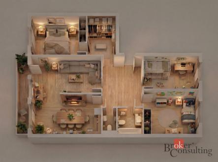 Prodej bytu, 4+kk, 86 m²