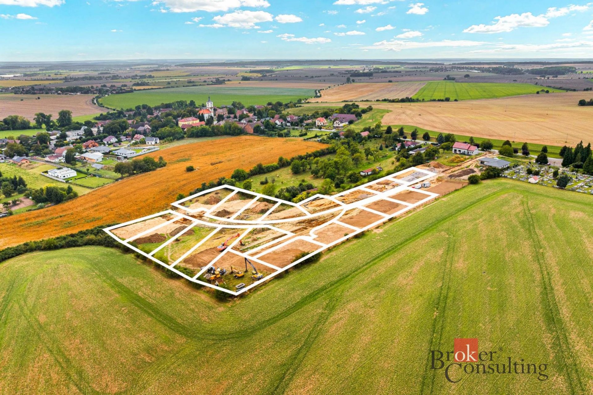 Prodej stavebního pozemku o výměře 902 m², Starý Bydžov, okr. Hradec Králové