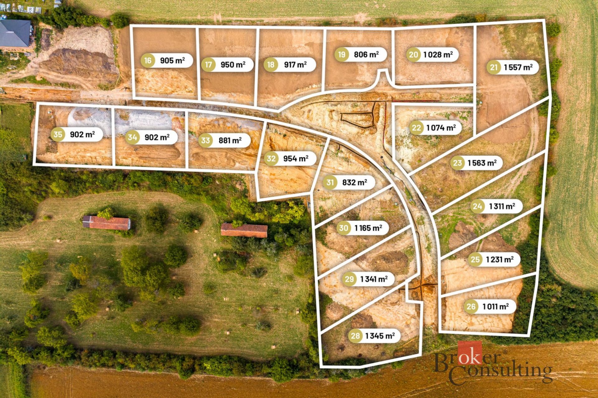 Prodej stavebního pozemku o výměře 902 m², Starý Bydžov, okr. Hradec Králové