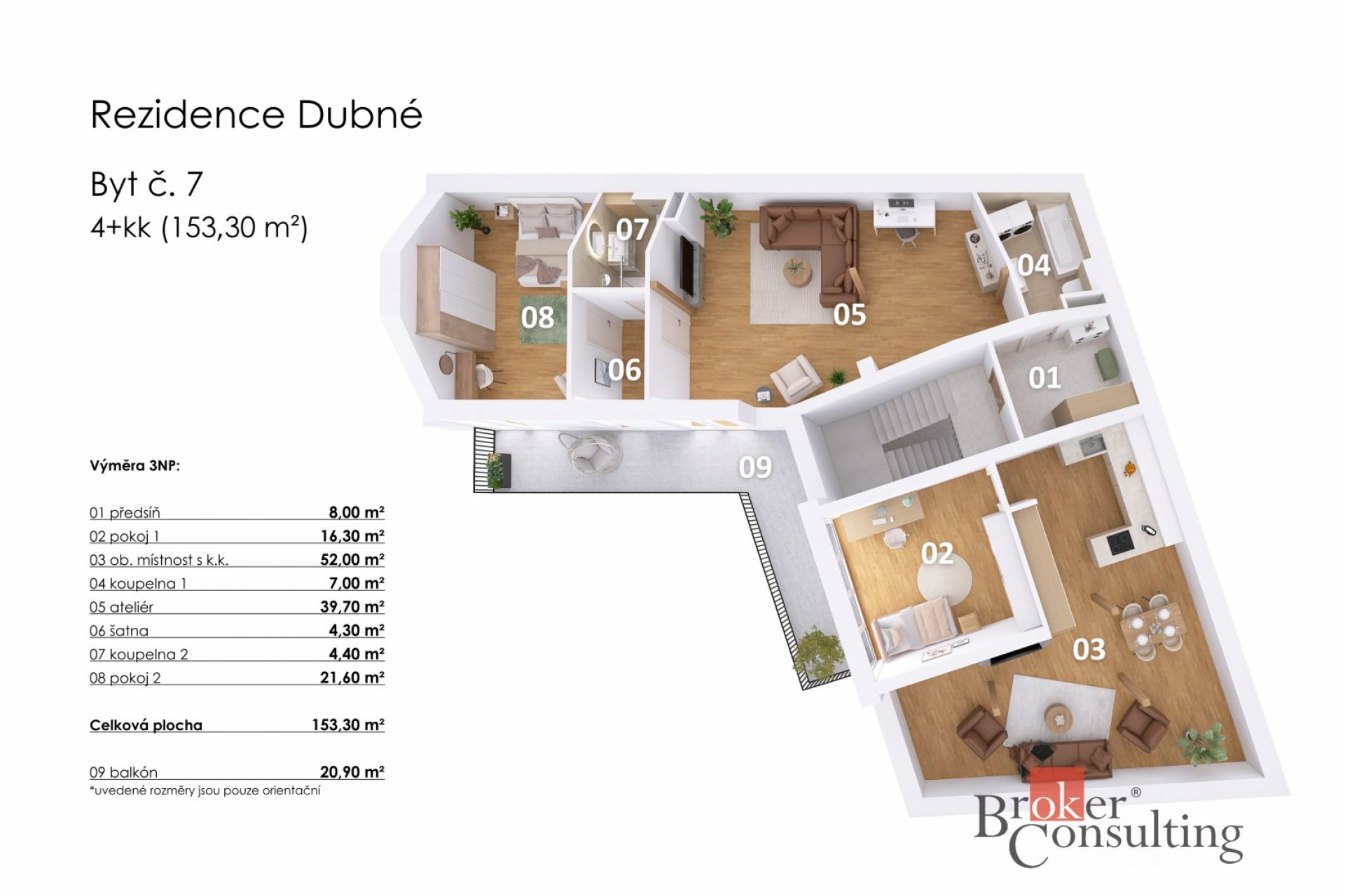 Prodej, byty/4+kk, 153 m2, 37384 Dubné, České Budějovice [ID 84191]