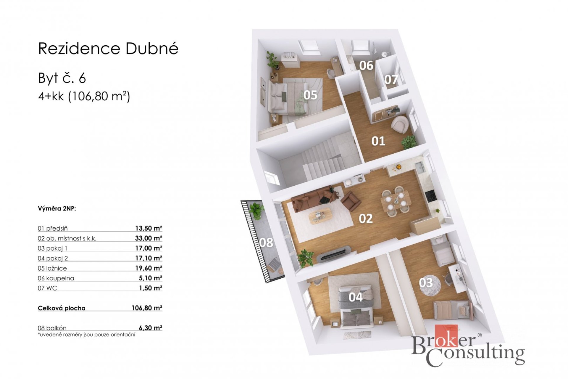 Prodej, byty/4+kk, 110 m2, 37384 Dubné, České Budějovice [ID 80659]