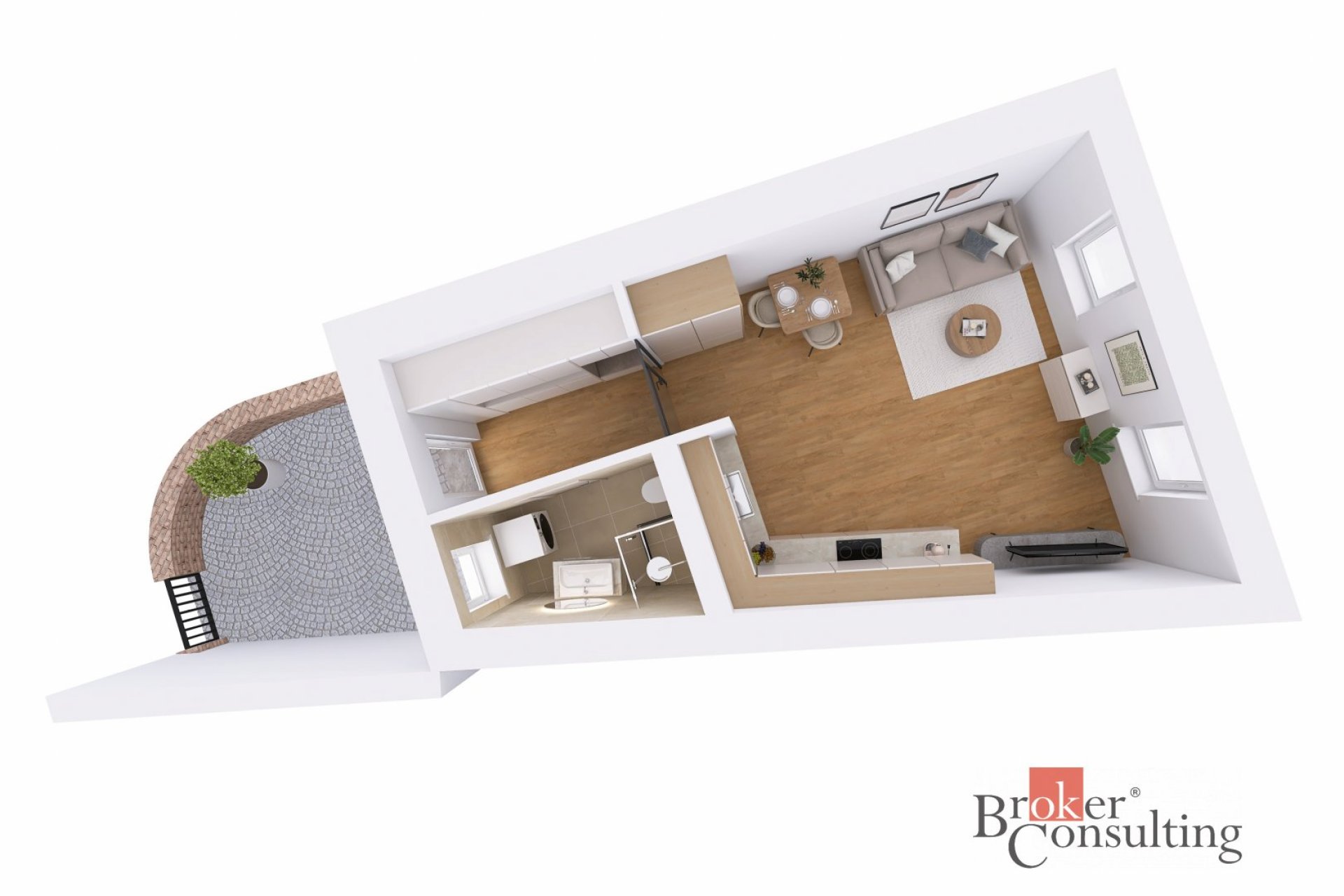 Prodej, byty/1+kk, 34 m2, 37384 Dubné, České Budějovice [ID 80655]