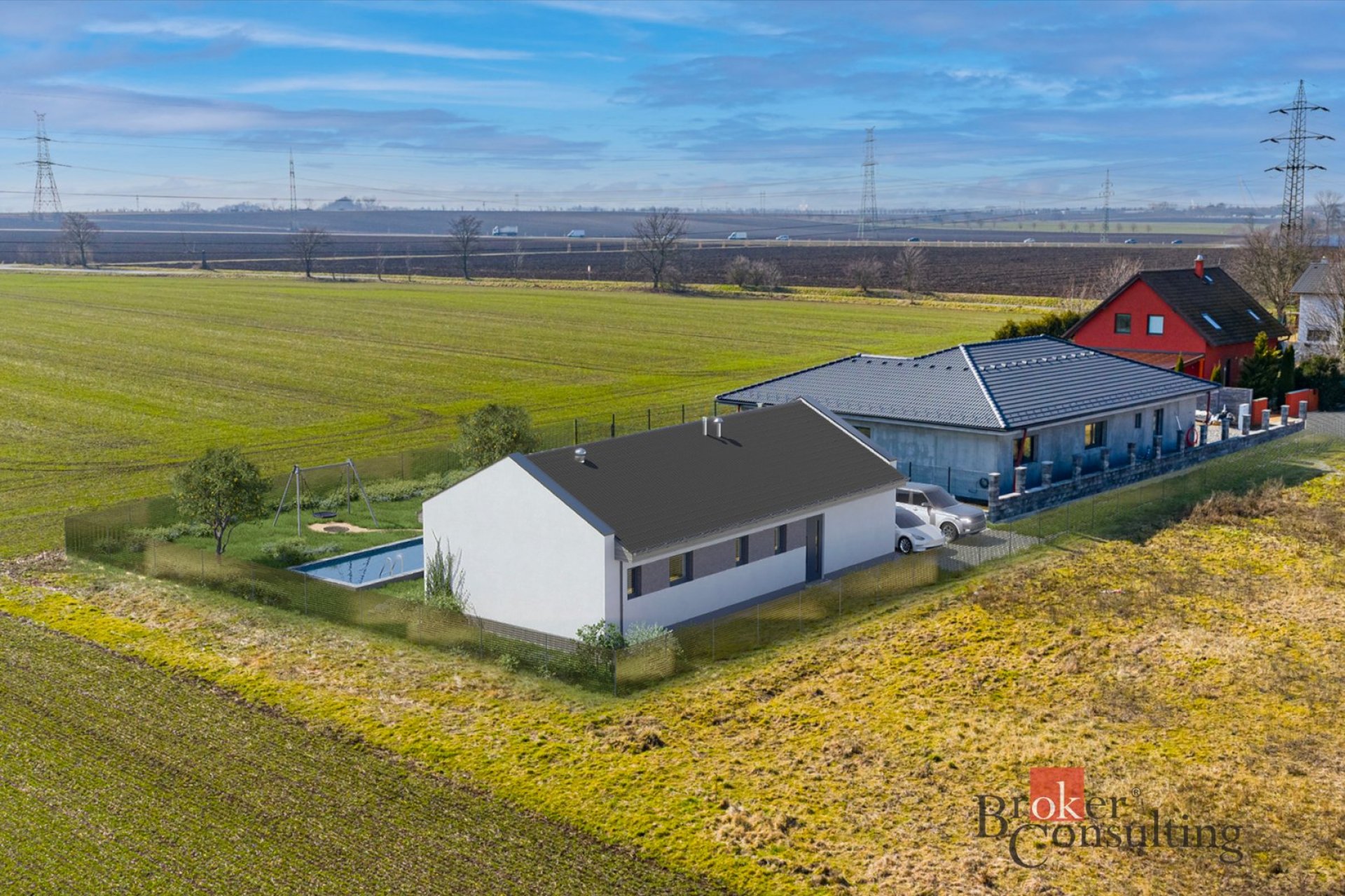 Prodej, pozemky/bydlení, 852 m2, Zápy , Praha-východ [ID 84314]