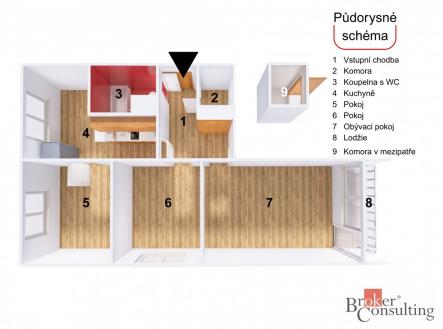 Prodej bytu, 3+1, 65 m²