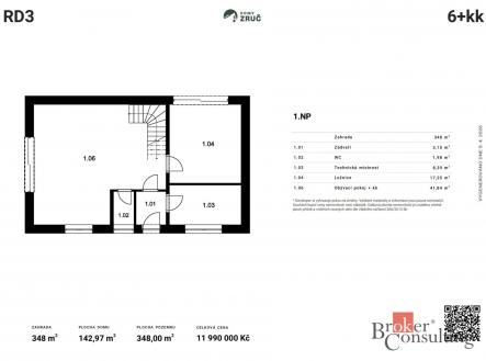 Prodej domu/vily, 142,97 m²