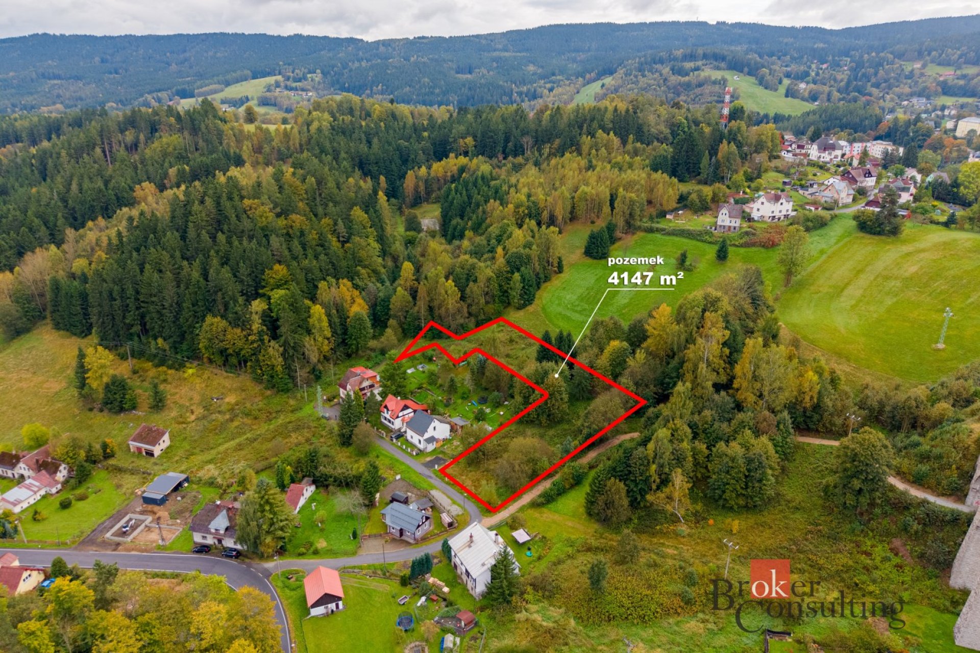 Prodej, pozemky/bydlení, 4147 m2, Údolní 1031, 46851 Smržovka, Jablonec nad Nisou [ID 84228]